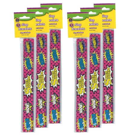 Teacher Created Resources Superhero Super Student Slap Bracelets, PK60 TCR20664